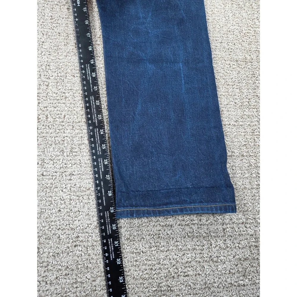Gustin Mens Cone Mills Selvedge Denim Jeans Dark Indigo Blue 12.5oz Button Fly - Picture 15 of 15